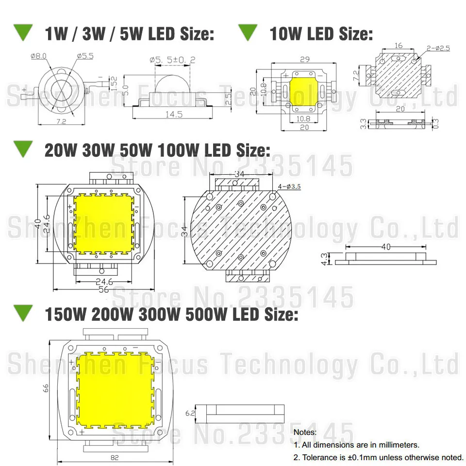 Светодиодный чип высокой мощности 10 Вт Зеленый 520 525nm COB диод SMD для DIY 20 30 50
