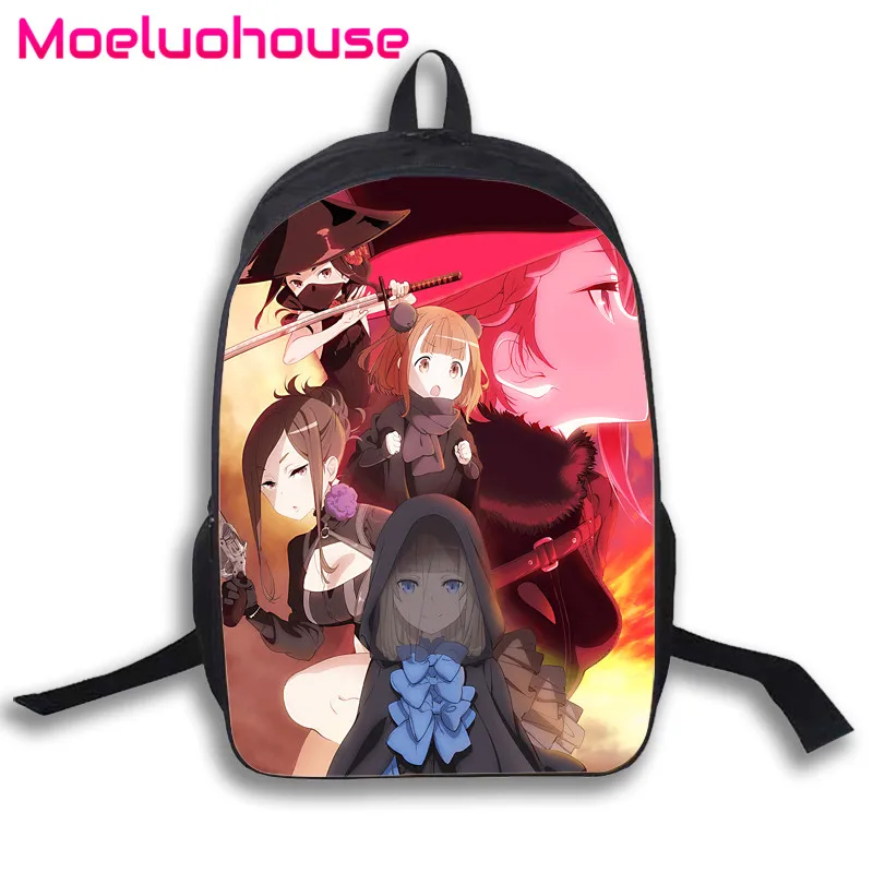 

Anime Princess Principal 16" Bagpack Backpack Knapsack Book Student School Laptop Travel Bag Men Women Unisex