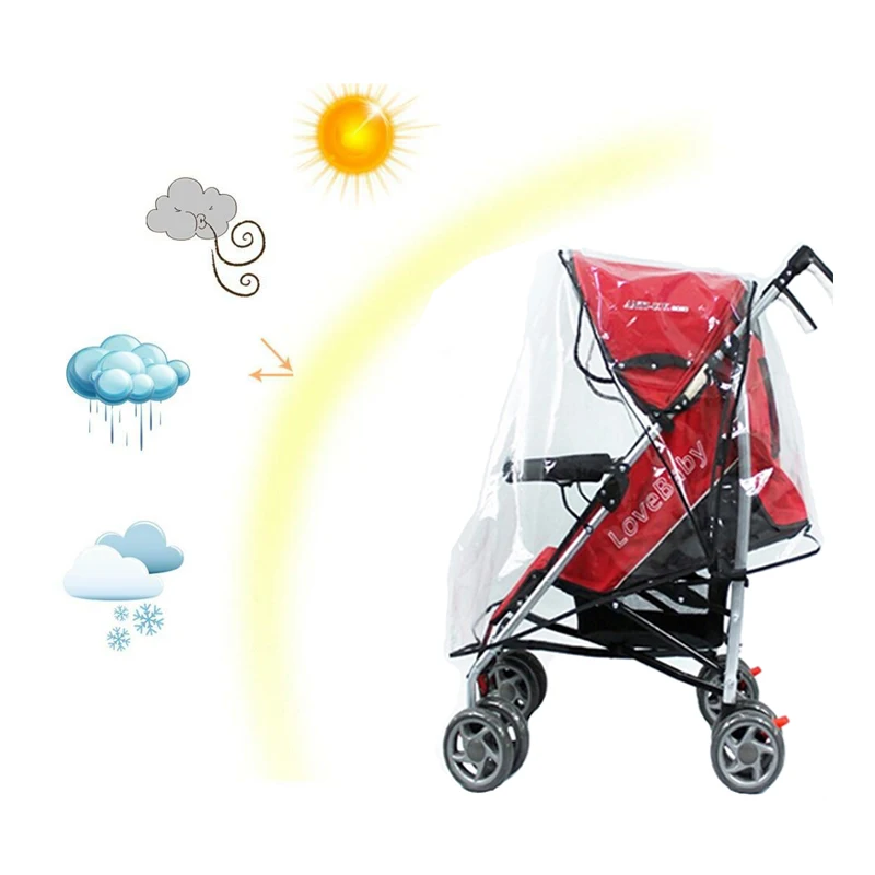 

For Babyzen YOYO+ Lightweight Stroller Pushchair Stroller Accessories Waterproof Rain Cover Wind Protector Dust Shield Raincoat