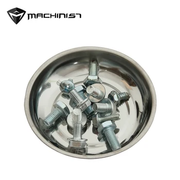 

1200 Gauss Stainless Steel Magnetic Tool Auto Car Repair Tools Tray Powerful Magnetic Disk Fittings Suction Plate
