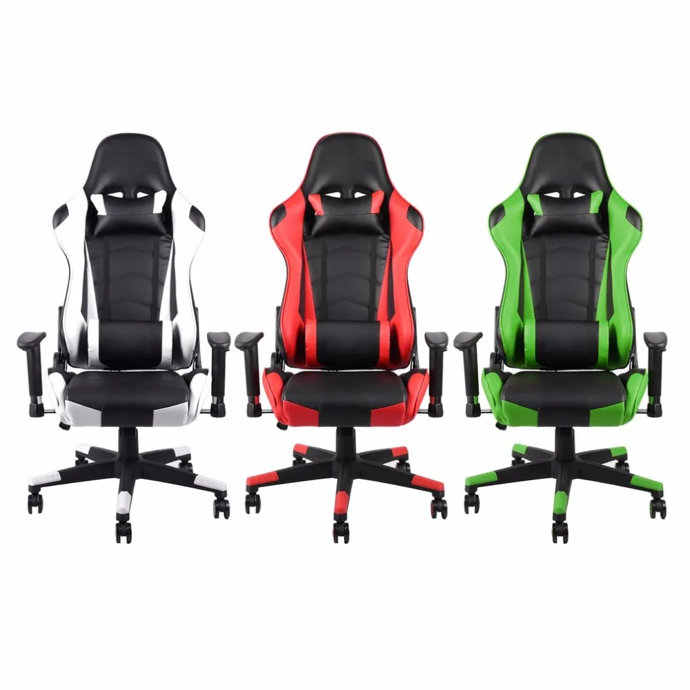 

New 360 Degree Rotation Rolling Wheels Home Office Computer Desk Ergonomic Height Adjustable Gaming Chair Recliner Racing Chair
