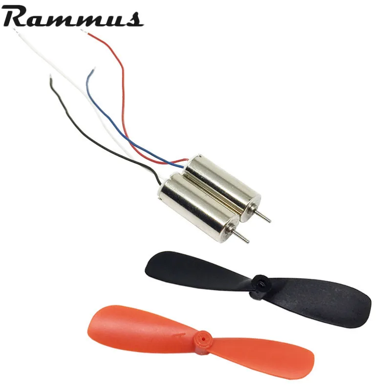 Rammus 2 шт./компл. DC3.7-4.2V 7*16 мм микро DIY RC вертолет, коррозийных свойствах, 716DC мотор с пропеллером большой вращающий момент высокое Скорость моторные игрушки