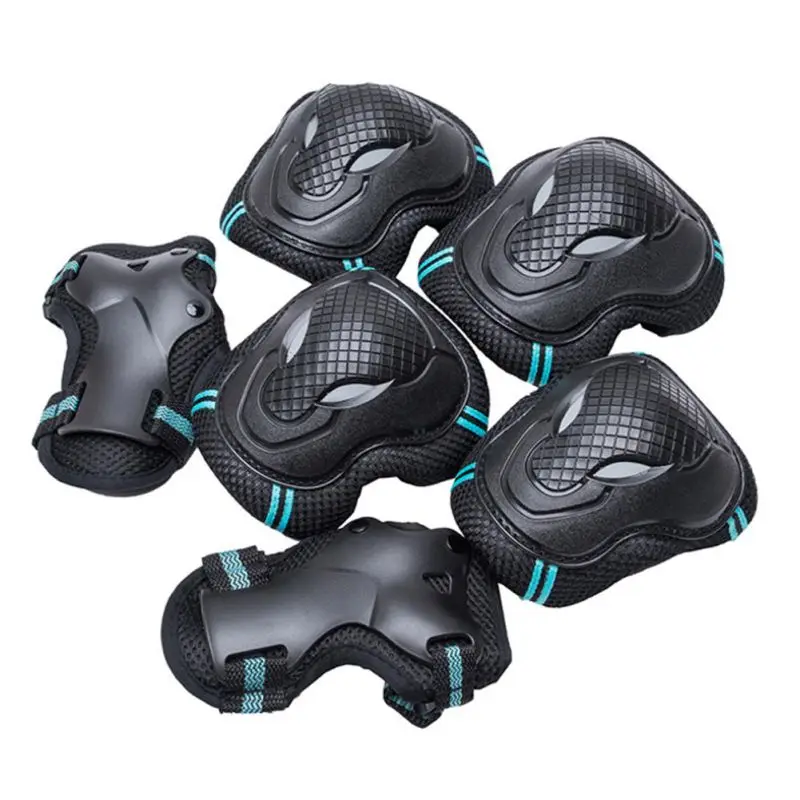 6 Pieces/Set Kid SportsRoller Skating Skateboard Skiing Elbow Knee Pads