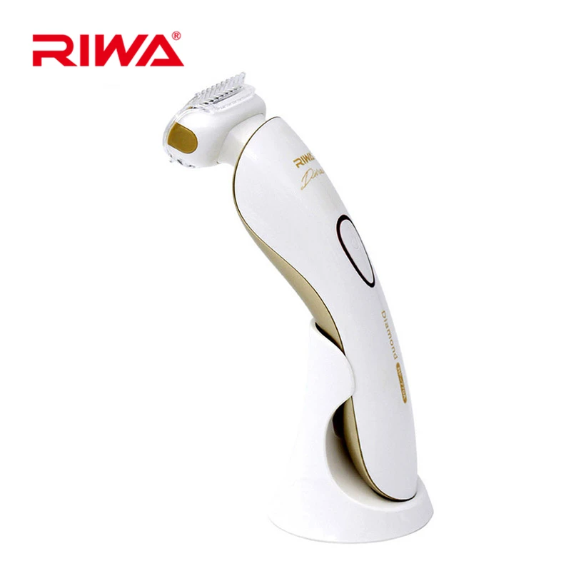 Riwa Аккумуляторный электробритва Беспроводная Женская электрическая бритва для триммера бикини 3 в 1 плавающая головка Влажная и сухая