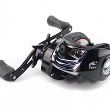 Правая или левая катушка для наживки 17+ 1BBs 7,2: 1 Катушка для наживки, магнитная Центробежная двойная тормозная рыболовная снасть, соленая вода