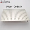 Chrome Finished 20 inch Square  Rainfall Shower Head Ceiling Mounted Bathroom Shower Head with 4 Fixed Ring 1