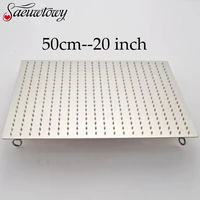 Chrome Finished 20 inch Square  Rainfall Shower Head Ceiling Mounted Bathroom Shower Head with 4 Fixed Ring 1