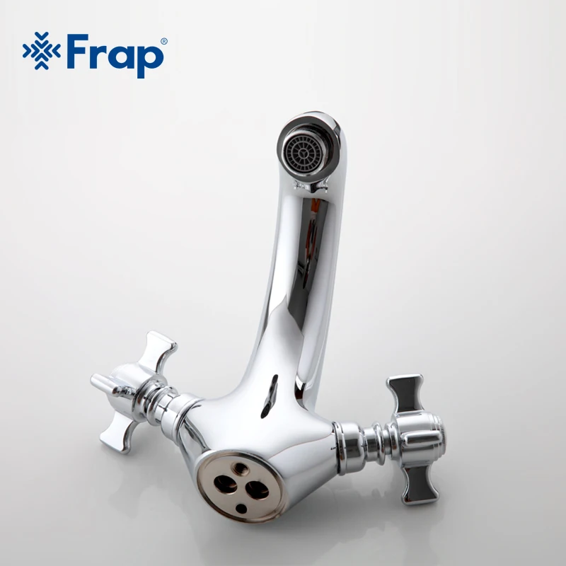 Günstige Frap Silber Messing bad leuchten Becken Wasserhahn Dual griff heißen und kalten wasserhahn mischer für bad torneira grifo f1024