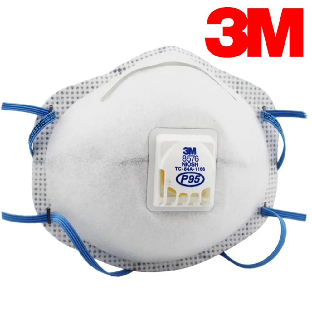 1Pcs 3M8576 Dust Mask P95 Activated Carbon Particles Acid Gas
