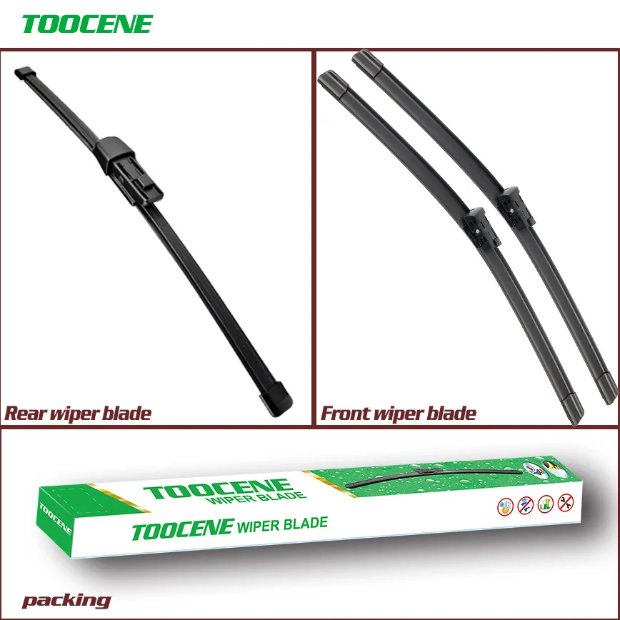 

Front And Rear Wiper Blades for Skoda Citigo 2011-2016 High Quality Rubber Windshield wiper Car Accessories 24+16
