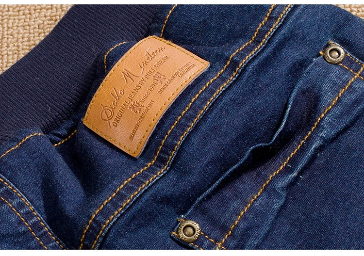 3-10 y child winter pants for boys jeans kid denim pants spring autumn boy clothes children elastic jeans warm trousers 10 years (6)