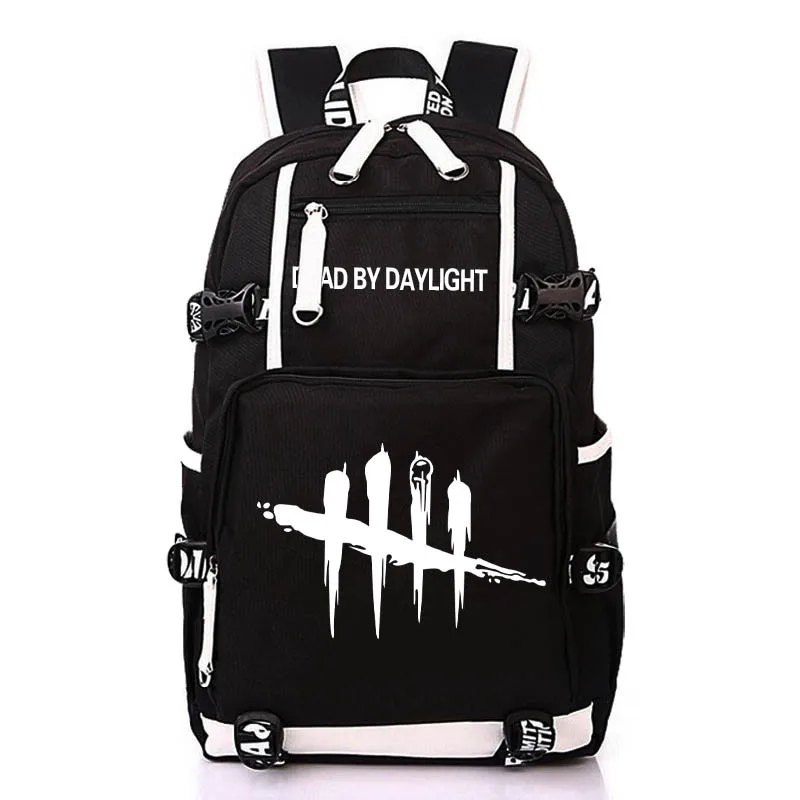 Рюкзак с принтом Dead by Daylight, рюкзак с игровой символикой, usb зарядка, рюкзак для ноутбука, большой рюкзак для путешествий, брезентовые школьные сумки, унисекс, рюкзак