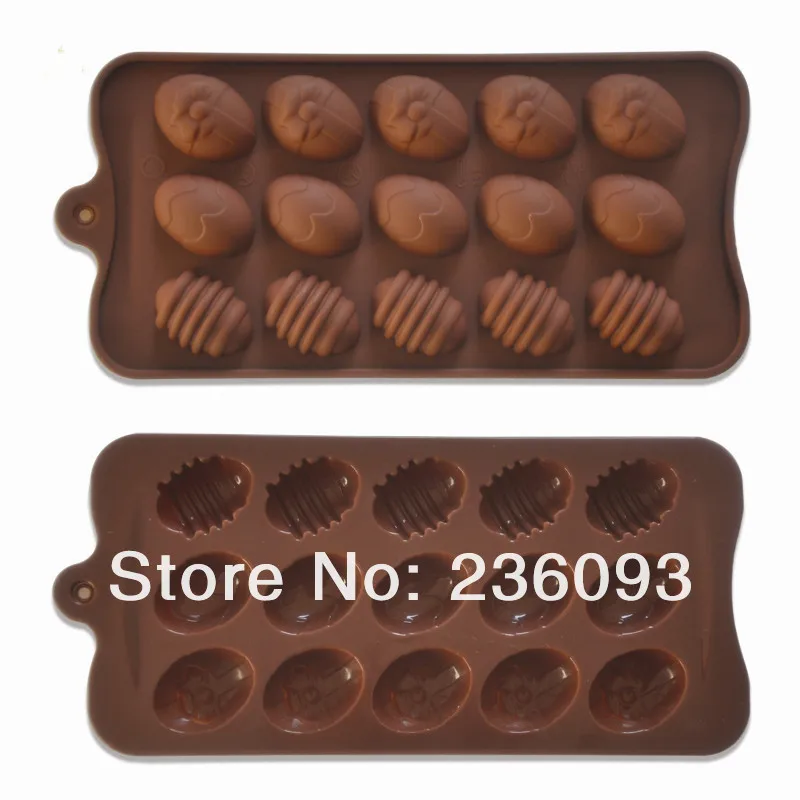 New Oval Shape Chocolate Candy Mold Ice Mold Tray Maker Jelly Siliconein Cake Molds from Home