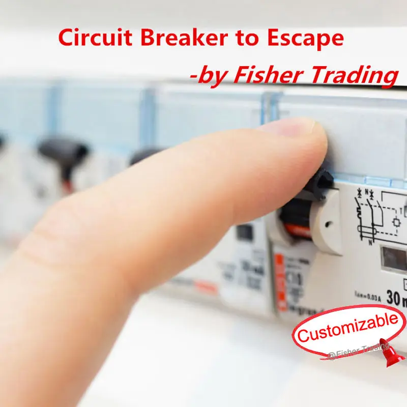 

Game props for escape the room, turn the circuit breaker to right position to open the lock/electric brake swich to escape
