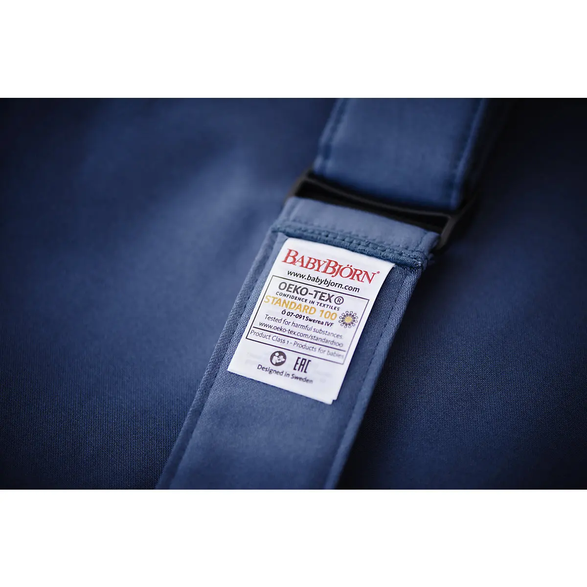 Рюкзак-кенгуру BabyBjorn Mini Cotton, индиго