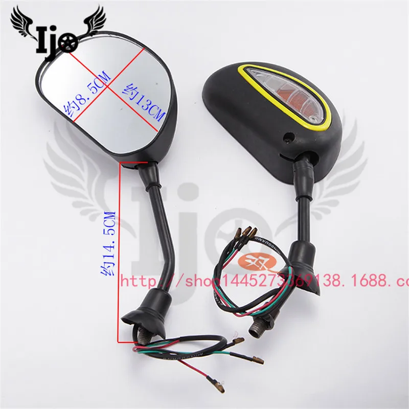 Мотоцикл зеркало заднего вида Универсальный для kawasaki honda suzuki yamaha Harley Davidson Ducati мотоцикл отражатель зеркало 10 мм 8 мм