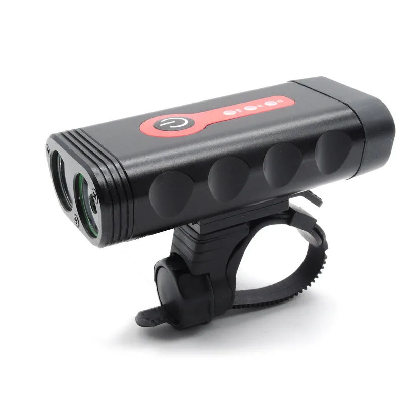 

2400 Lumen Bike Light Set L2 Bicycle Lantern USB Chargeable Waterproof Cycling Lamp MTB Headlight LED Rear Front Light