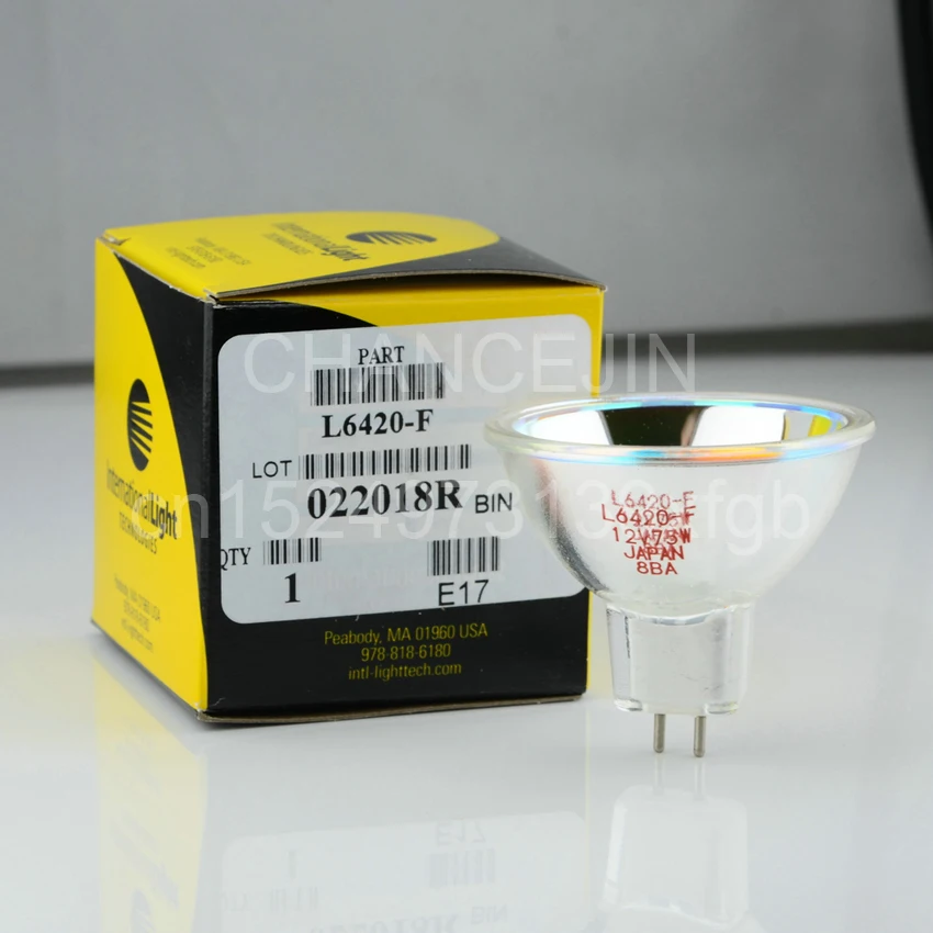 ILT L6420-F 12 V/75 W 3000H GX5.3 галогенная лампа используется в ПЦР тестирования ABI 7300/7500 фторометр