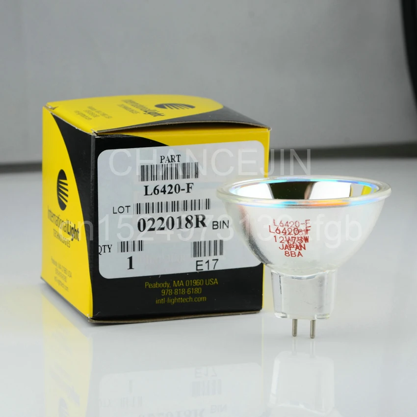 

ILT L6420-F 12V/75W 3000H GX5.3 halogen lamp be used in PCR testing ABI 7300/7500 fluorometer
