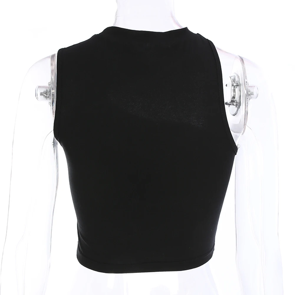 2019 New Arrival Summer Sleeveless Sexy Women Girls Summer Vest Crop One Shoulder Top Shirt Blouse Casual Slim Black Tanks Hot 2019 New Arrival Summer Sleeveless Sexy Women Girls Summer Vest Crop One Shoulder Top Shirt Blouse Casual Slim Black Tanks Hot