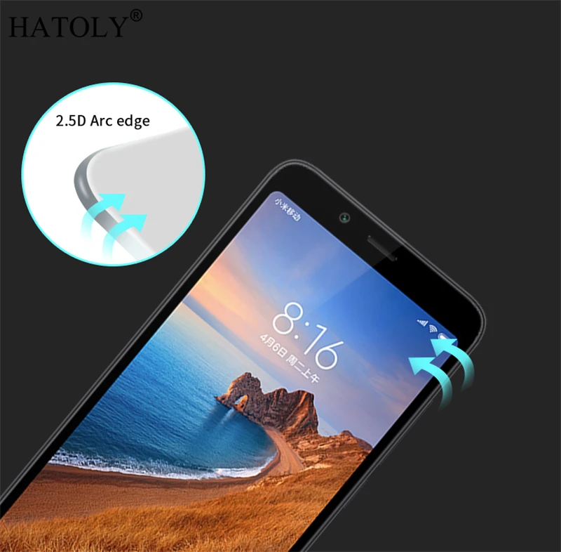 2 шт. для Xiaomi Redmi 7A, закаленное стекло для Xiaomi Redmi 7A, пленка HD, полная защита экрана от клея для Xiaomi Redmi Note 8 Pro