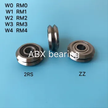 

1pcs W3ZZ track roller bearing 12mm Bore RM3ZZ W3-2Z W3 RM3 2RS RM3-2RS V Groove Guide Bearings 12x45.72x15.88mm