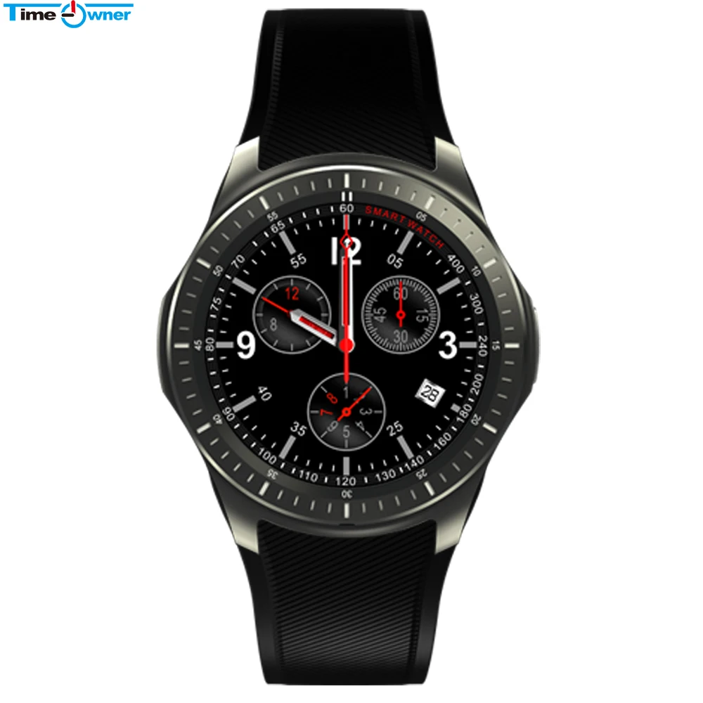 TimeOwner Bluetooth Smart Watch Android 5.1 SmartWatch 3G Heart Rate Monitor GPS Whatsapp WristWatch Support SIM | Электроника