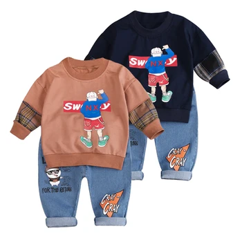 

Baby Boy Clothes Sport Clothing Tracksuit Active Striped Tshirt +shorts Toddler Clothing Sets