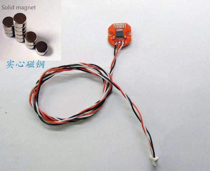 10 шт. твердый/полый магнитный датчик AS5048a AS5600 Gimbal мощный двигатель кольцо