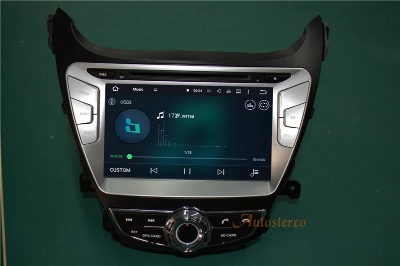 Flash Deal Android7.1 Car GPS Navigation DVD Player For Hyundai Elantra(MD)2011-2013 Avante(MD) car stereo auto navi autostereo multimedia 15