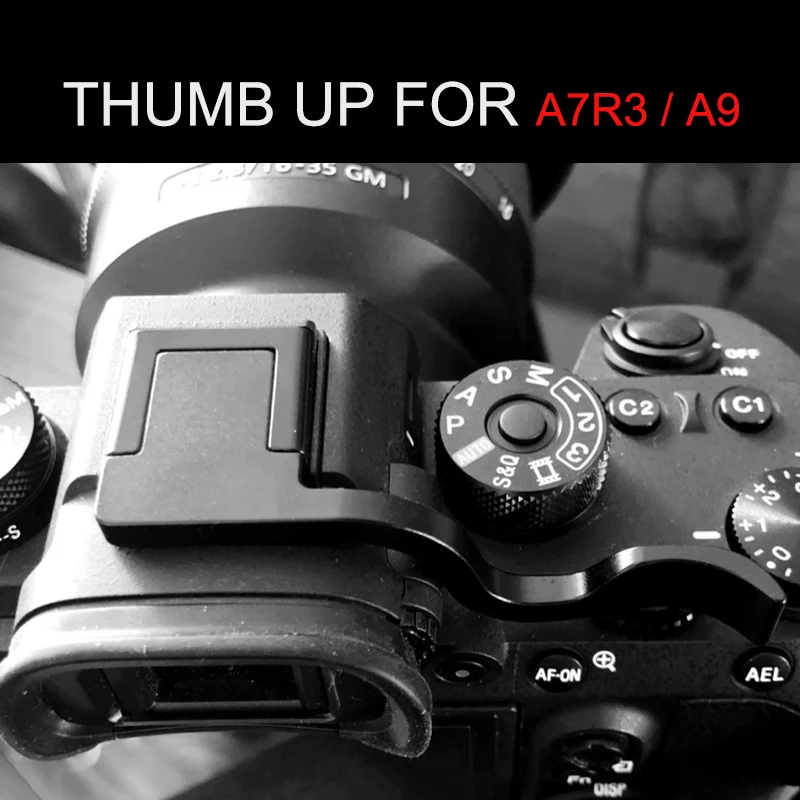 

Aluminum Thumb UP Metal Thumb Rest Thumb Grip For Sony A9 / A7R3 A7RIII A7M3 Hot Shoe Cover