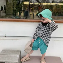 Летние разноцветные модные Универсальные шорты для маленьких мальчиков повседневные хлопковые шорты для детей 1-6 лет