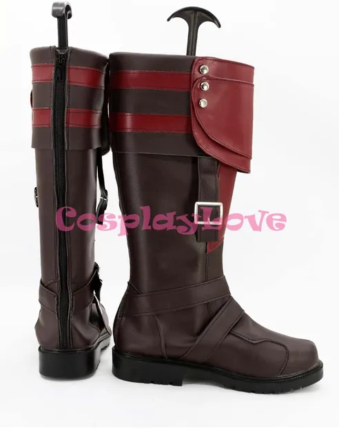El más nuevo de Lightning Returns: Final Fantasy XIII 13 rayo Eclair Farron Cosplay zapatos Botas Largas para Halloween - Imagen 2