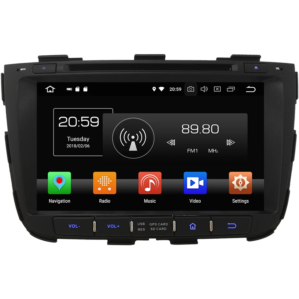 

4GB RAM 32GB ROM 8" Octa-Core Android 8.0 DAB+ SWC Car DVD Player Stereo Radio For Kia Sorento 2013 2014 GPS Navigation