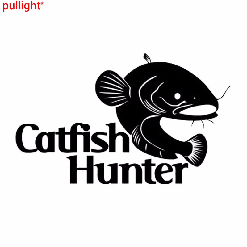 

Hot Sell Car Styling Program Catfish Hunter Fishing Funny Body Car Stickers Vinyl Decal Accessories