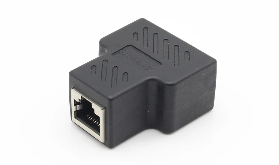 1 шт. 1-2 способа RJ45 LAN Ethernet сетевой кабель женский сетевой адаптер разъём разветвитель