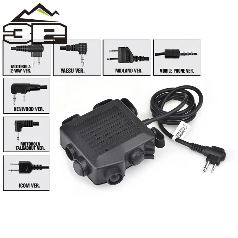 

Z-TAC Z133 Tactical Headset Accessories Z tactical SELEX TACMIC CT5 Hunting Airsoft Headphone Midland KENWOOD IPSC PTT