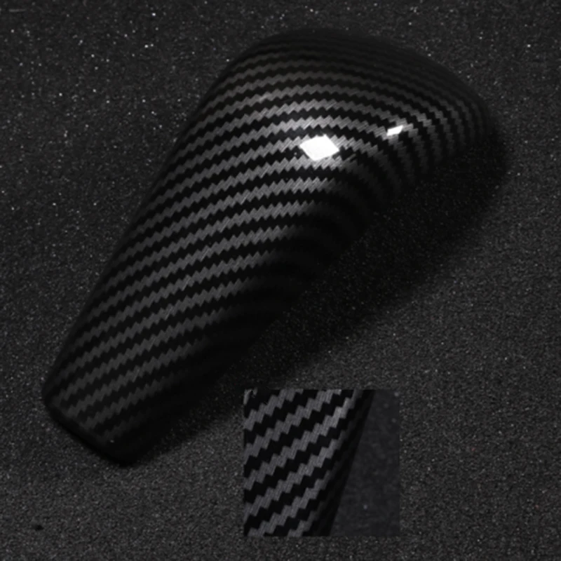 

1pc car Gear Lever Trim Cover high quality black Carbon Fiber For BMW 3 Series E90 E92 E93 2005-2012 Gear Lever Trim Cover trim