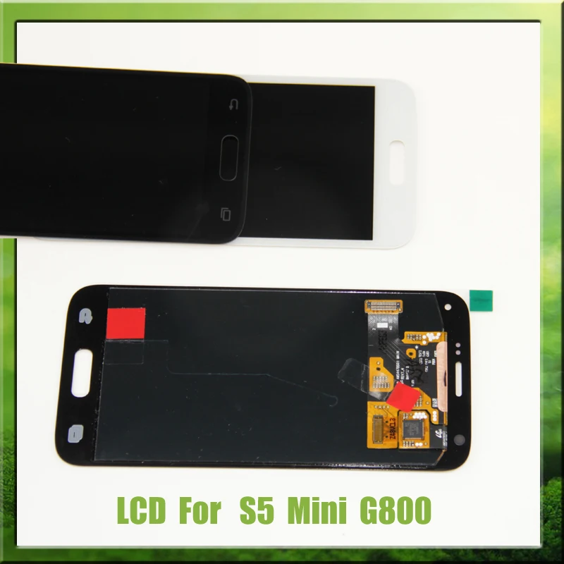 Сменный ЖК-дисплей для Samsung Galaxy S5 Mini G800 G800F G800H Super AMOLED сенсорный дигитайзер в сборе