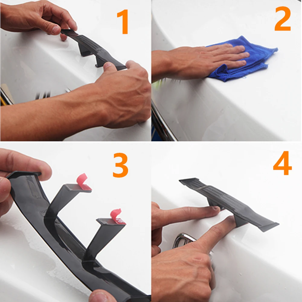 Auto Spoiler Rear Trunk Sticker 7