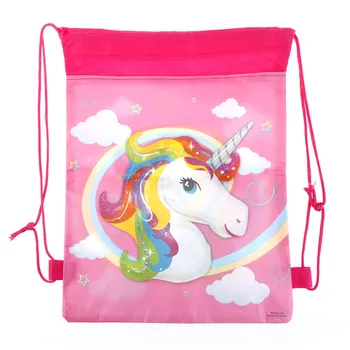 

1PCS Cartoon Theme Unicorn String Bags Unicorn Drawstring Bag