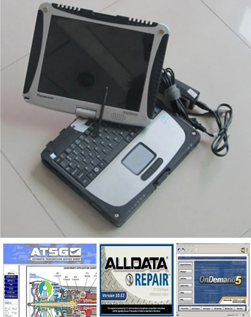  Venta caliente alldata y mitchell 2014 V10.53 alldata software de reparación en 2 tb hdd para Panas