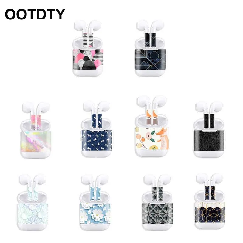 

Protection Earphone Sticker For Apple AirPods Removable Skins Decorative Film