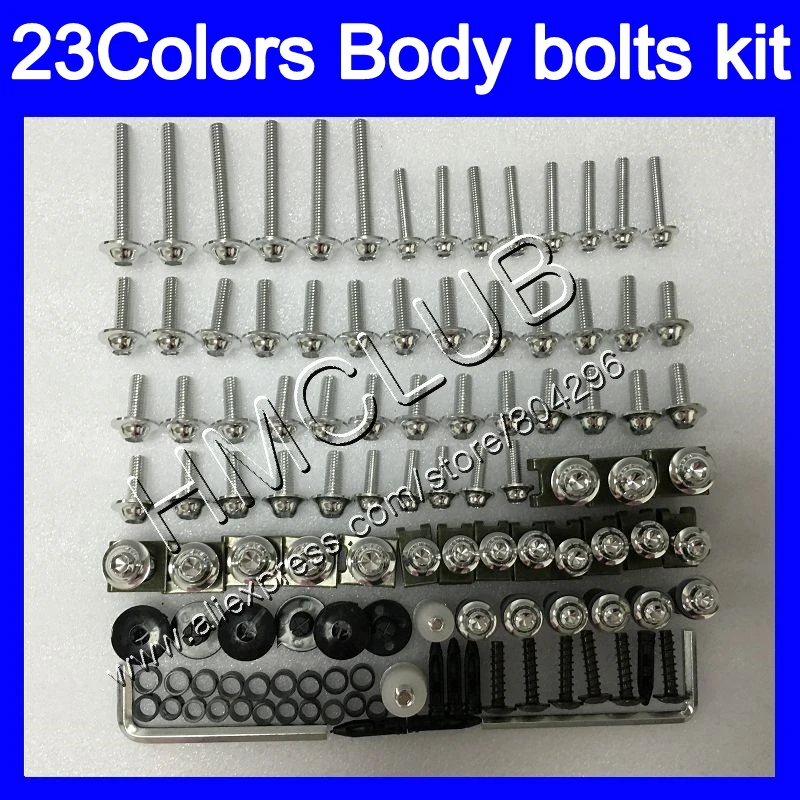 Полный Обтекатель Болты комплект для SUZUKI GSXR1300 Hayabusa GSXR 1300 1996 1997 1998 1999 2000 2001 2007 всего тела винты винт с мелкой резьбой