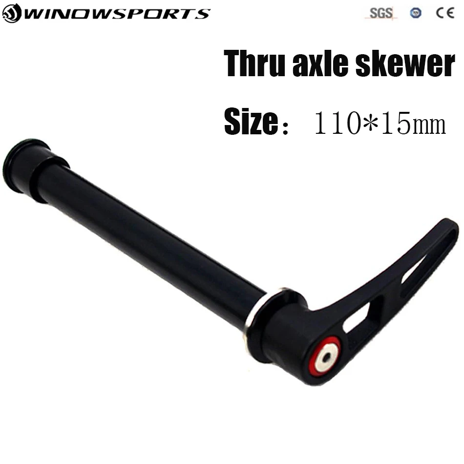 Thru axle skewer