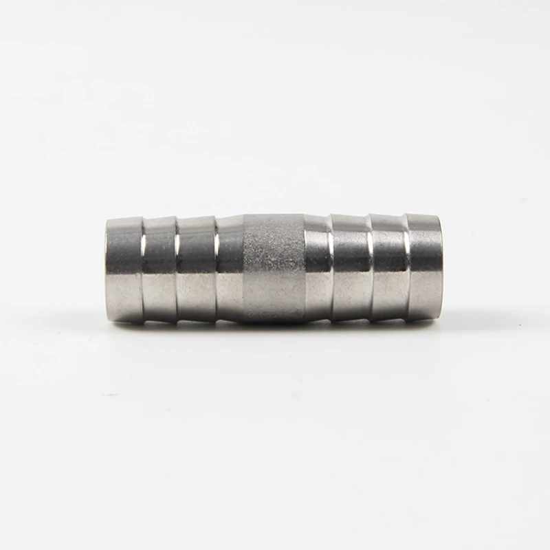 304 Stainless Steel 13mm Hose Barb Barbed Pipe Fitting Coupling