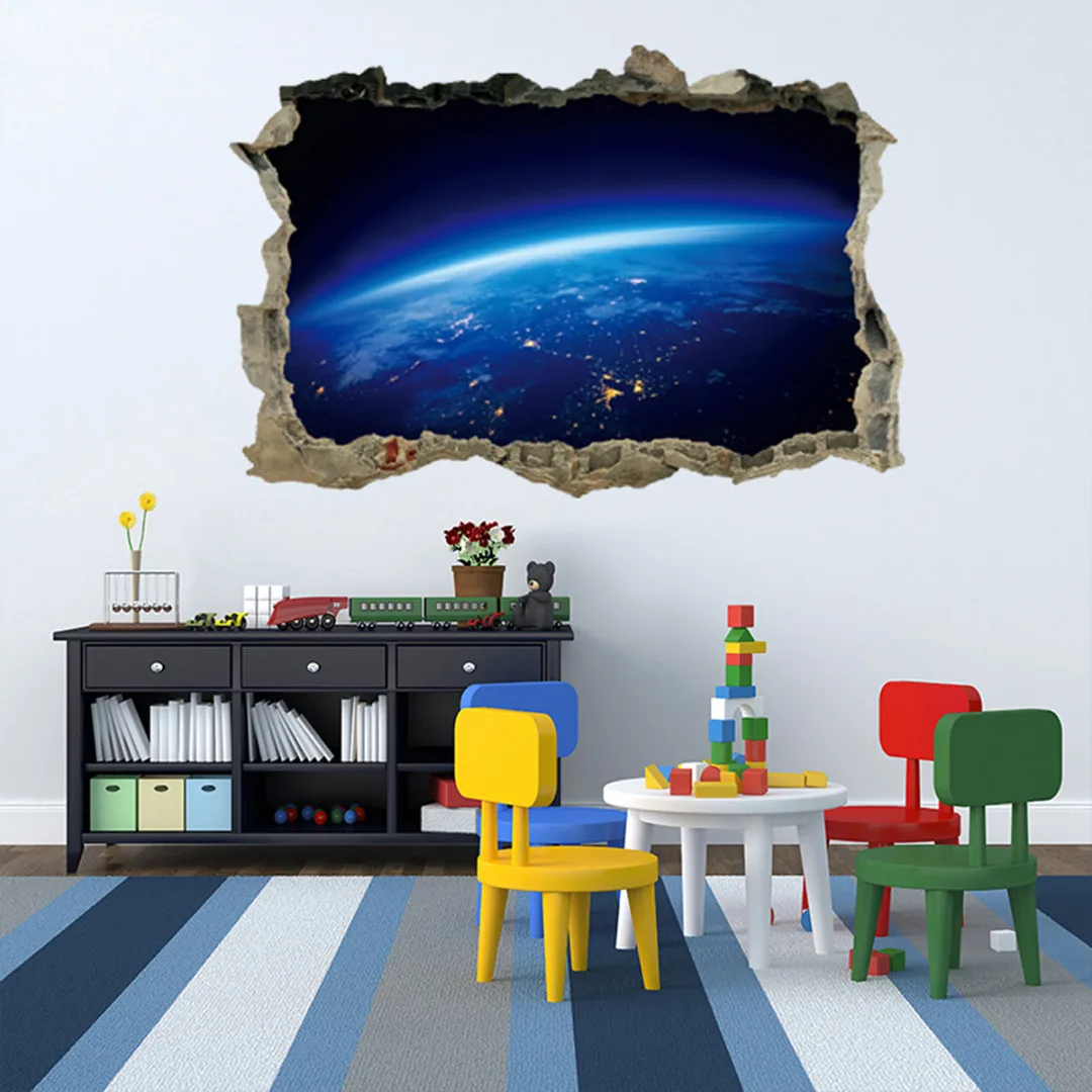 3D  DIY Vinyl Removable Star Series Floor Wall Sticker Mural Decals Art Room Decor 2019  Newest