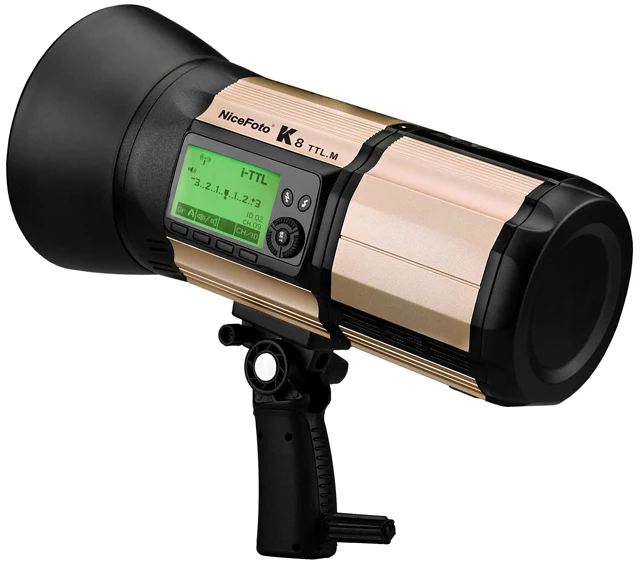 Nicefoto 800W TTL K8 Portable Wireless Studio Strobe Flash Light With