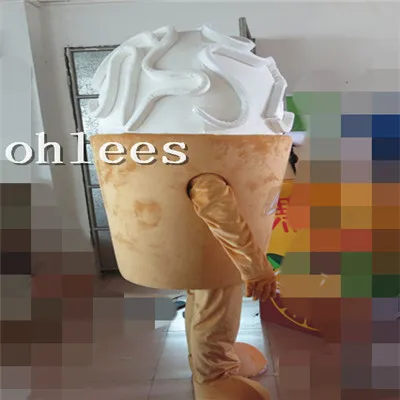 Cosplay&ware Ohlees Kfc Mcdonald’s Ice-cream Cone Mascot Costume Halloween Christmas Party Costumes Adult Cartoon Animal Customize -Cosplayware Store