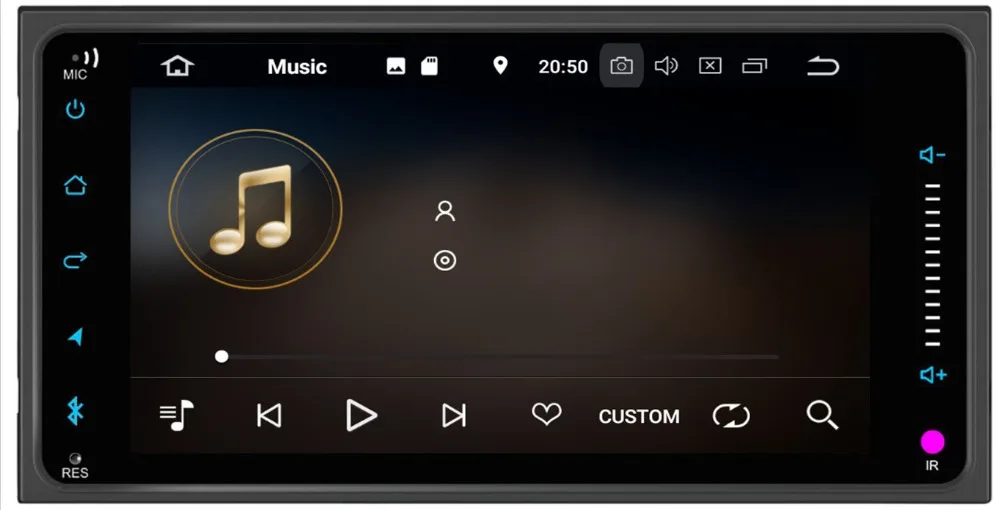 Discount 4G Android 9.0 2 DIN Car DVD GPS for Toyota Terios Old Corolla Camry Prado RAV4 Universal radio wifi Capacitive 1024*600RDS DAB+ 4